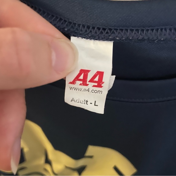 University of Notre Dame Long Sleeve Athletic Tee - Picture 3 of 4